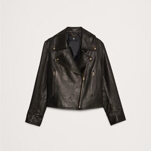 Banana Republic Black Leather Jacket